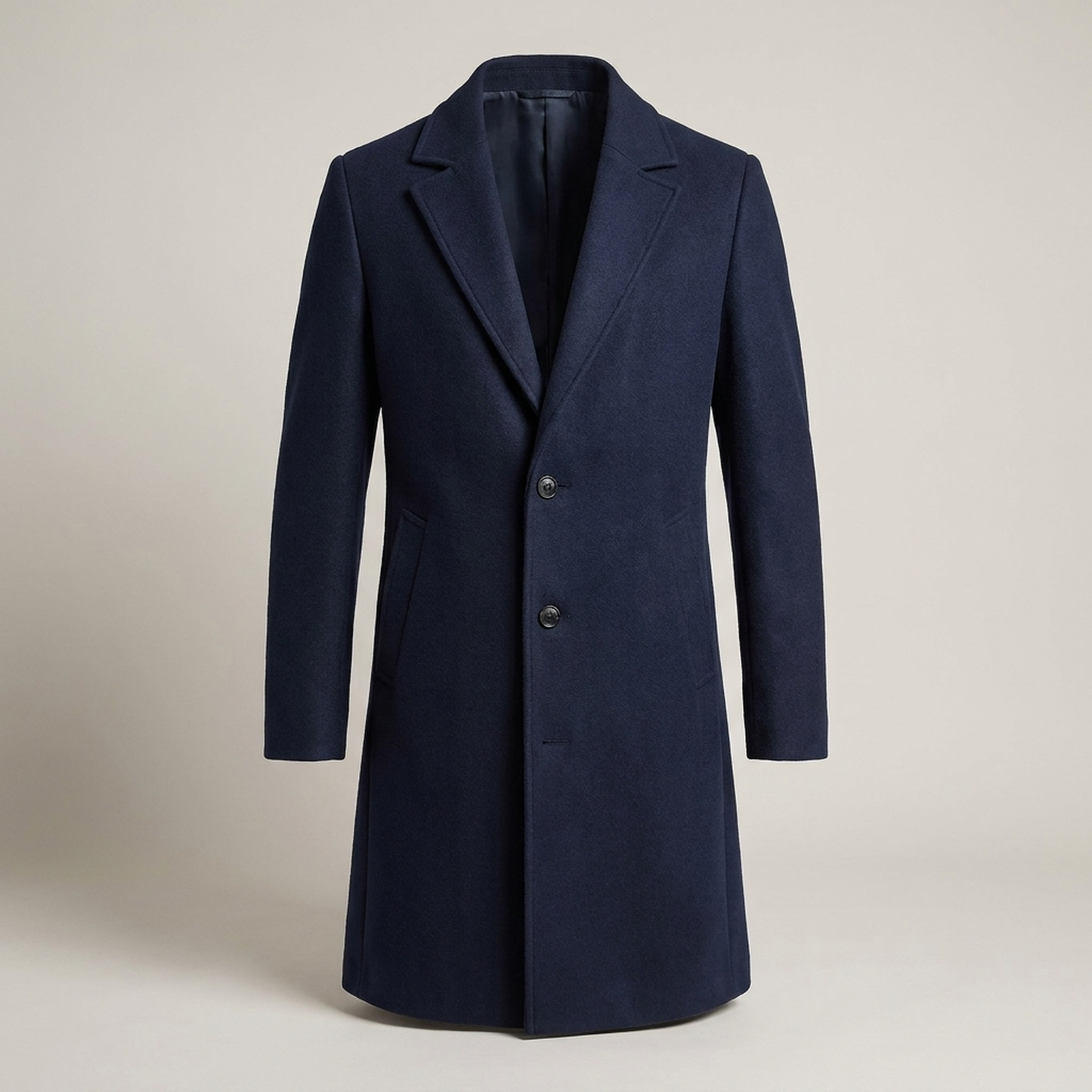 PLUXSTYLE::numise::mens-slim-fit-long-parka::pack-navy-blue