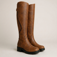 PLUXSTYLE::numise::waterproof-knee-high-boots::closeup-detail