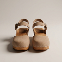 PLUXSTYLE::numise::closed-toe-platform-clogs::pack-beige