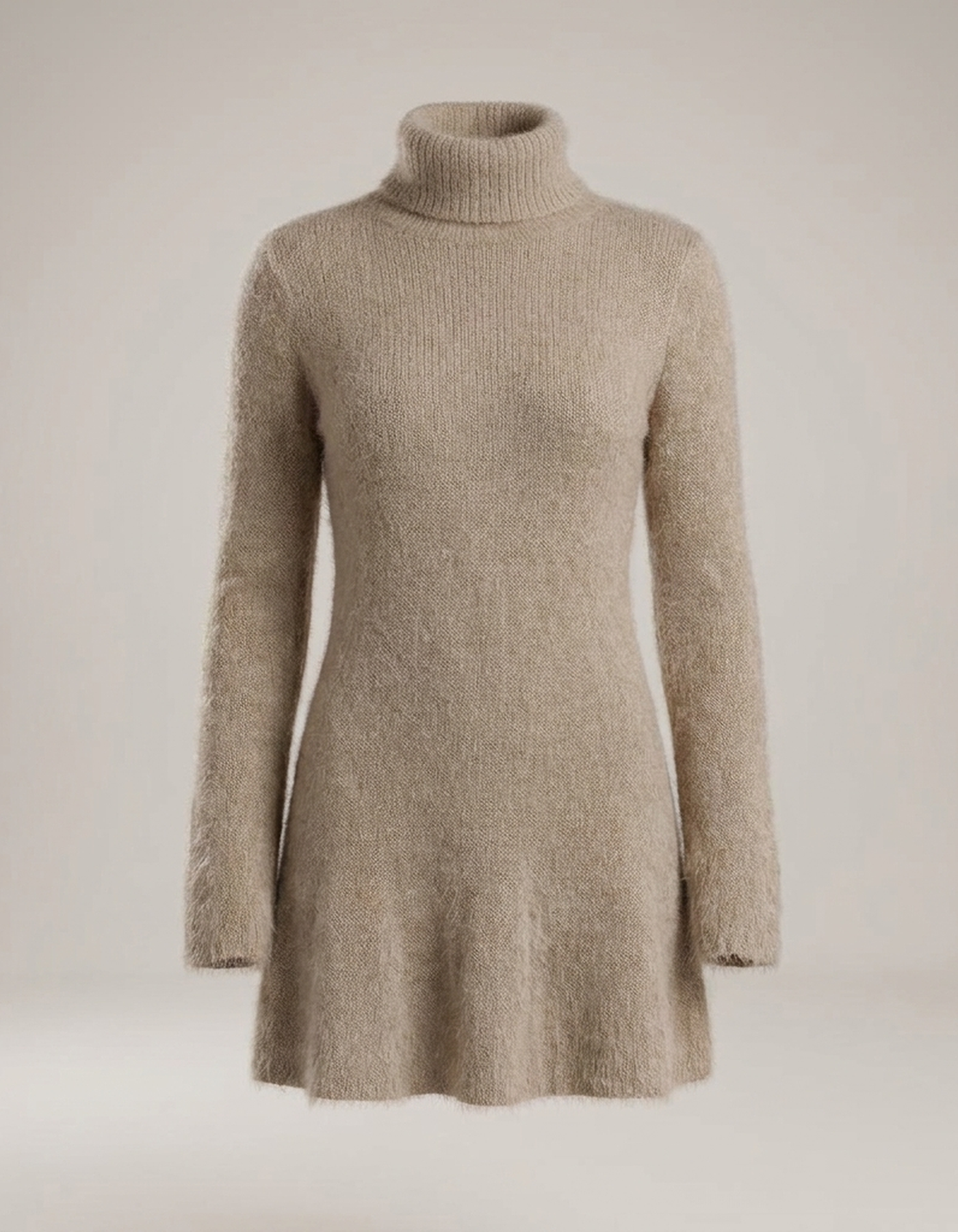 PLUXSTYLE::numise::adeline-relaxed-mini-dress::pack-tan