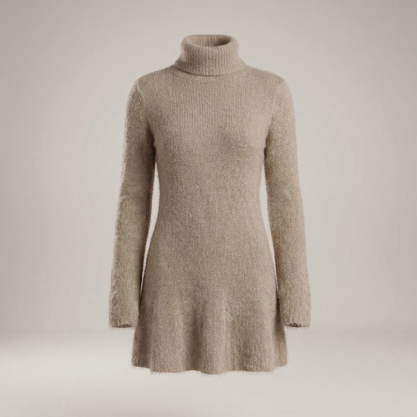 PLUXSTYLE::numise::adeline-relaxed-mini-dress::pack-tan