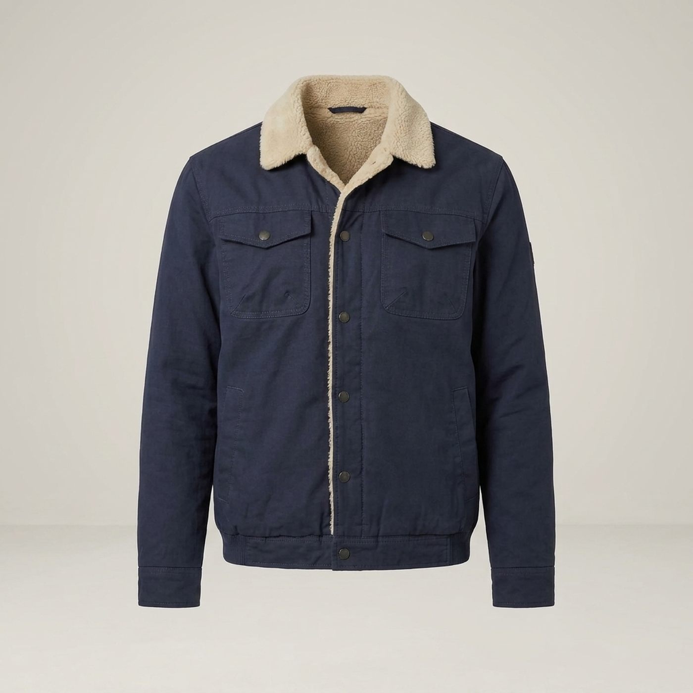 PLUXSTYLE::numise::mens-bomber-cut-parka::pack-navy-blue