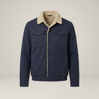 PLUXSTYLE::numise::mens-bomber-cut-parka::pack-navy-blue