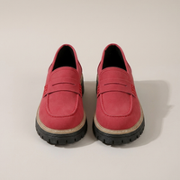 PLUXSTYLE::numise::platform-penny-loafers::pack-red