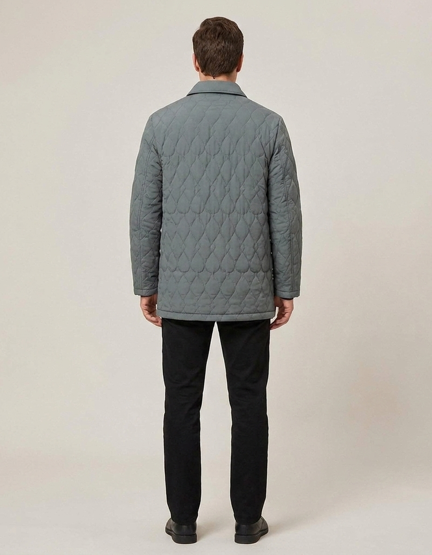 PLUXSTYLE::numise::mens-button-front-quilted-parka::back
