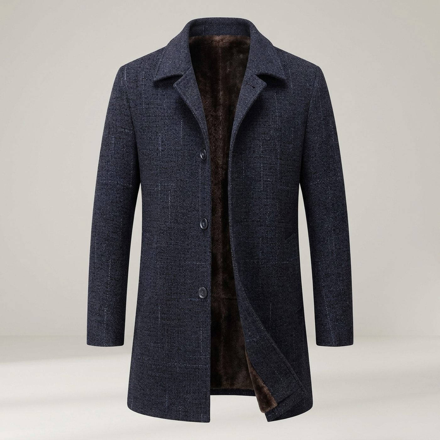 PLUXSTYLE::numise::mens-business-casual-longline-parka::pack-blue