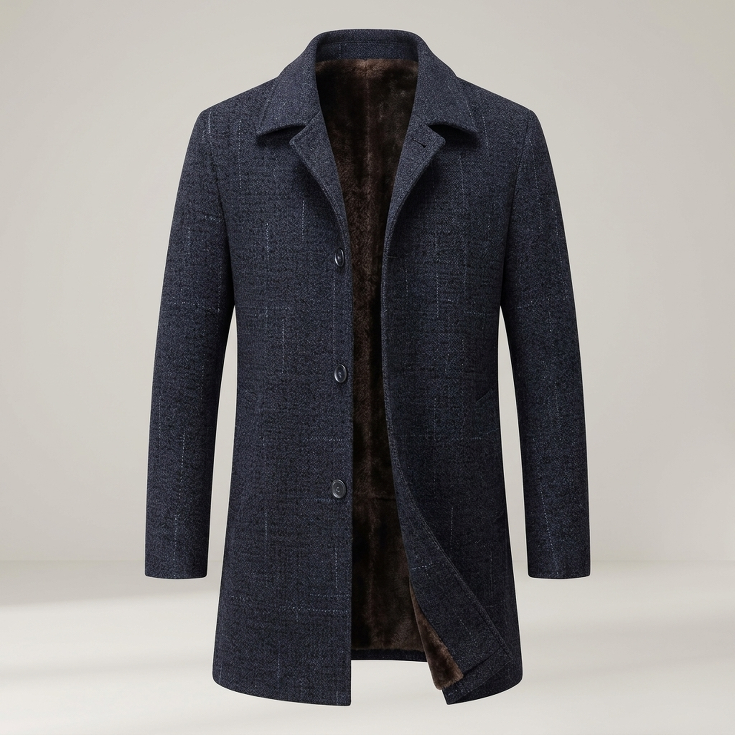 PLUXSTYLE::numise::mens-business-casual-longline-parka::pack-blue