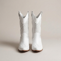PLUXSTYLE::numise::supportive-mid-calf-cowboy-boots::pack-white