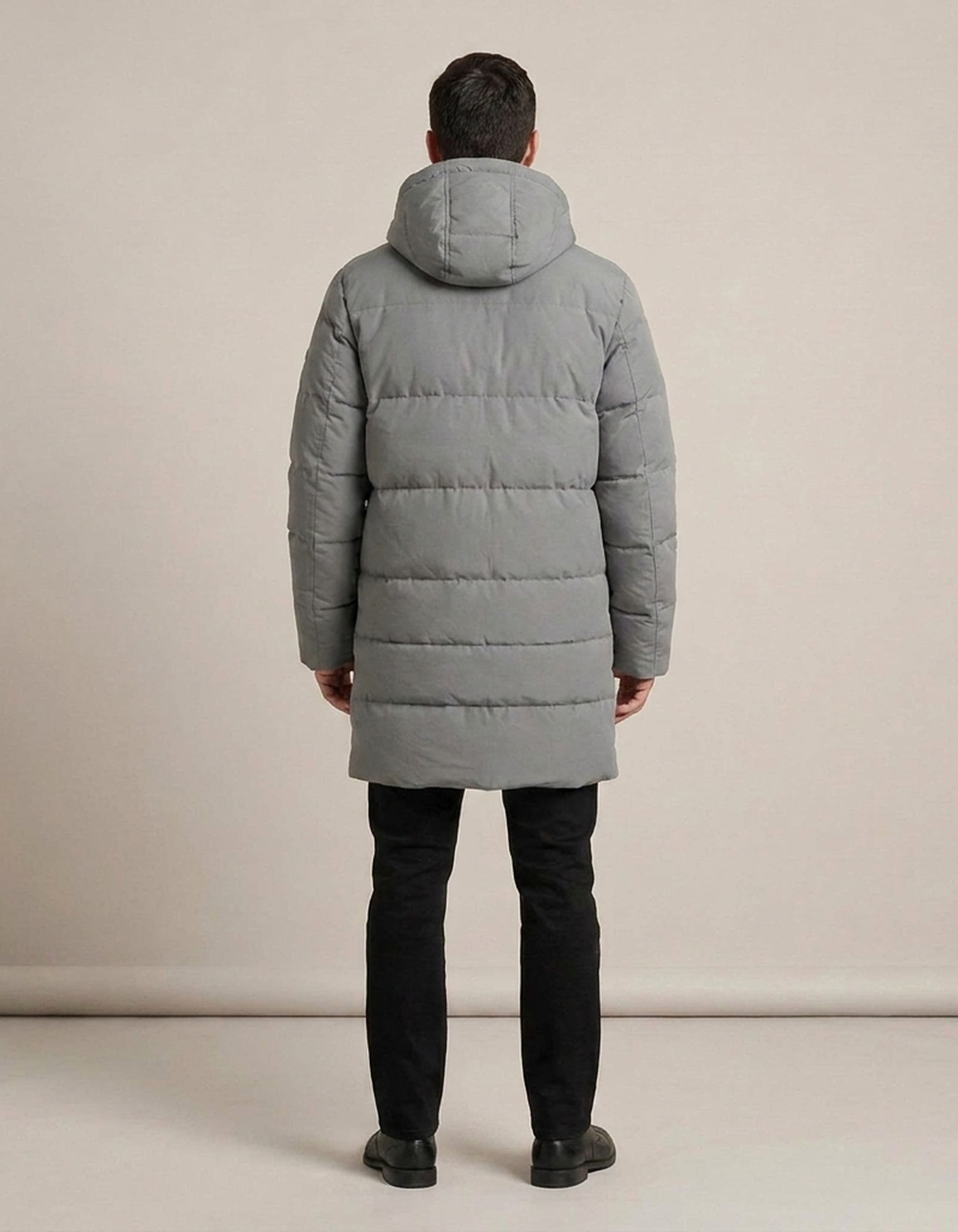 PLUXSTYLE::numise::mens-mid-length-hooded-parka::back