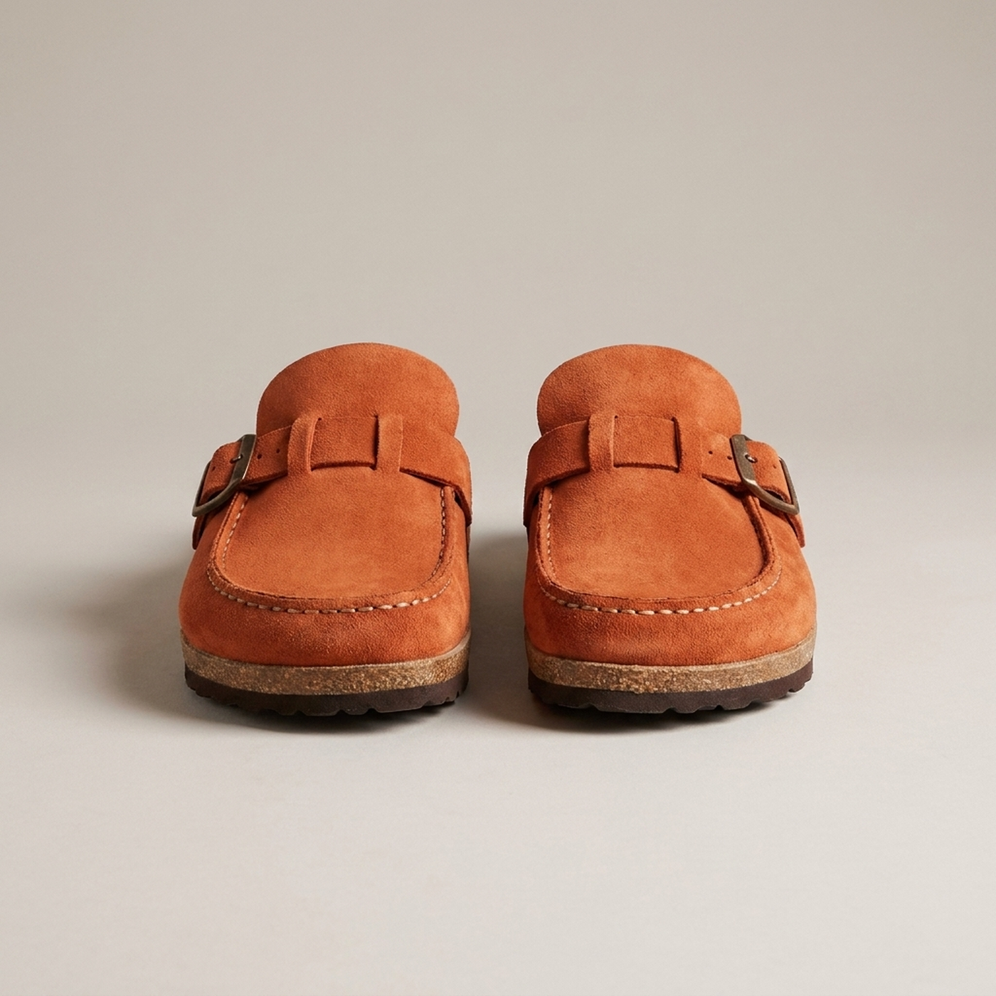 PLUXSTYLE::numise::evi-comfort-mule-sandals::pack-orange