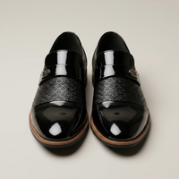 PLUXSTYLE::numise::beltran-pointed-toe-oxford-shoes::pack-black