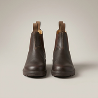 PLUXSTYLE::numise::pull-tab-chelsea-boots::pack-brown
