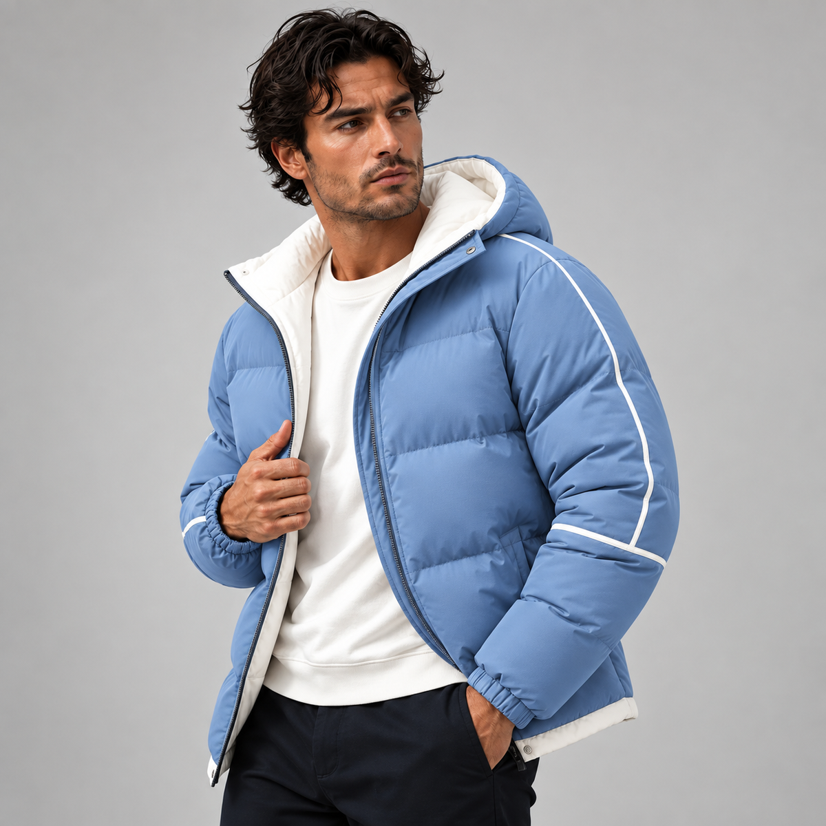 Comfortable Hooded Puffer Jacket