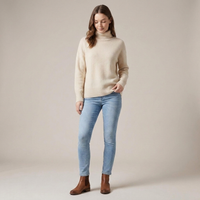 PLUXSTYLE::numise::averelle-oversized-turtleneck-sweater::front
