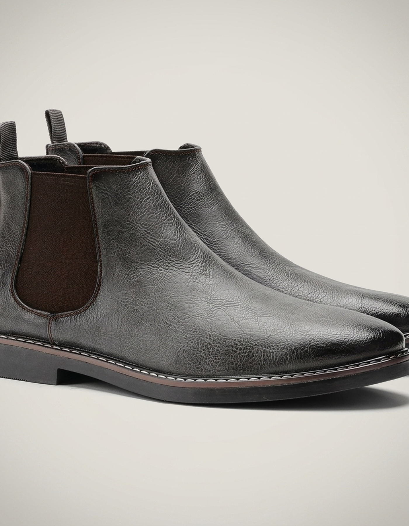 PLUXSTYLE::numise::milo-pull-on-chelsea-boots::pack-grey