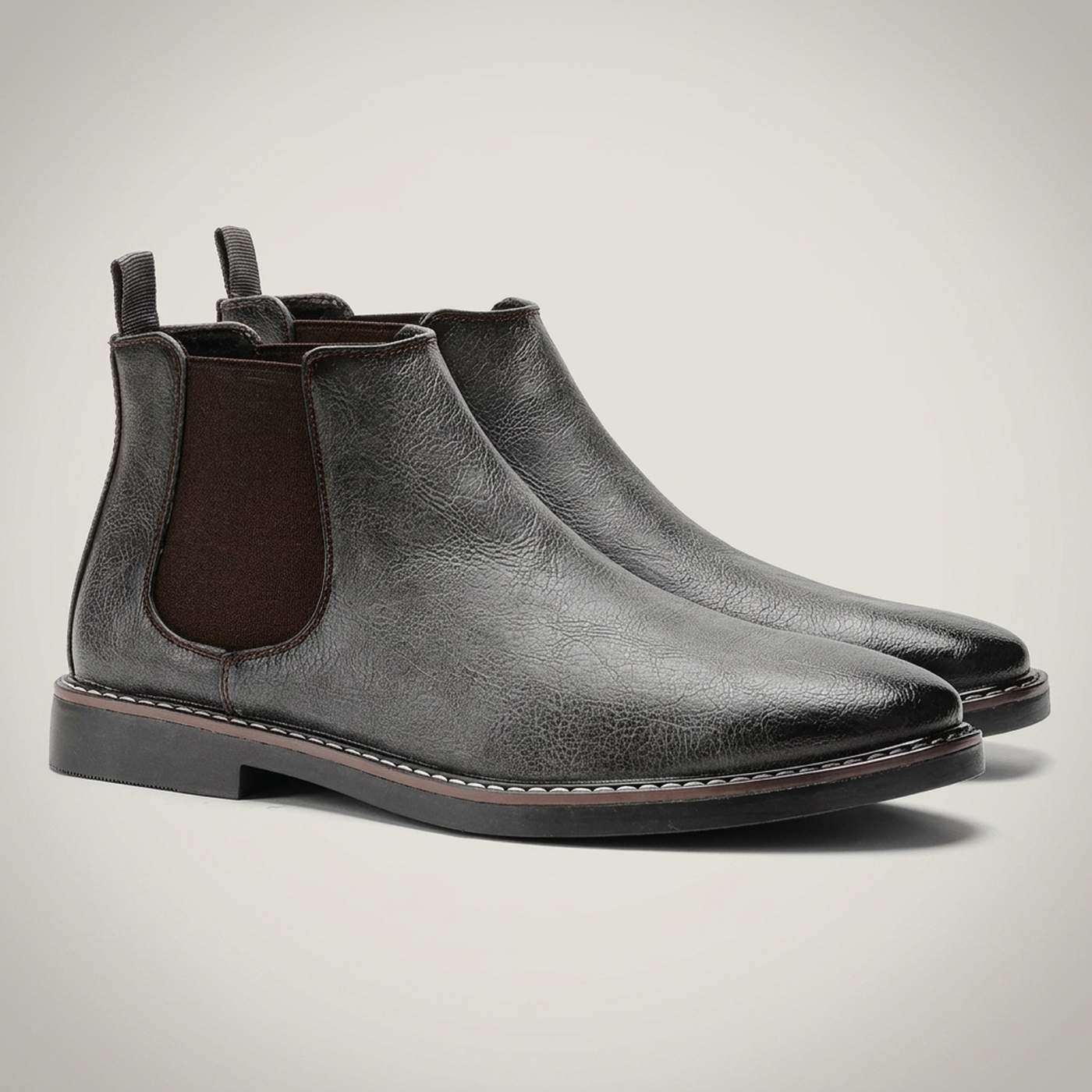 PLUXSTYLE::numise::milo-pull-on-chelsea-boots::pack-grey