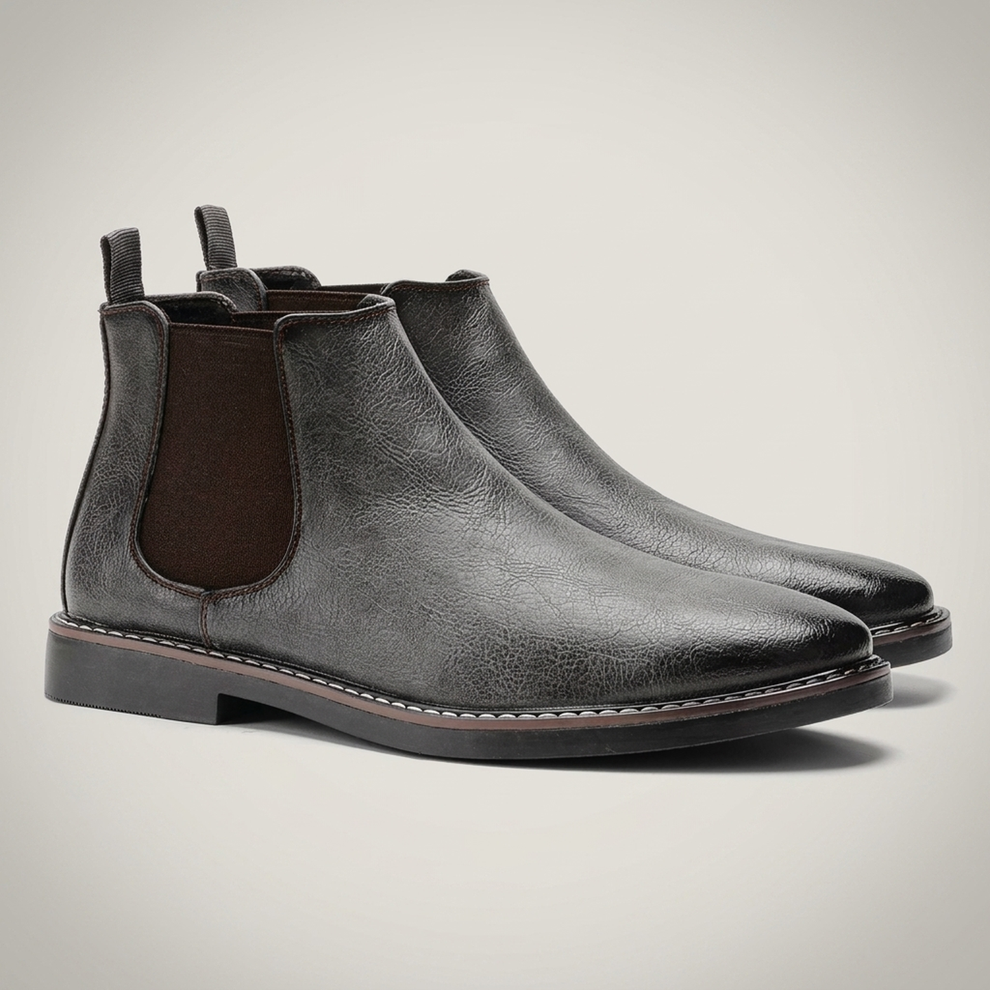 PLUXSTYLE::numise::milo-pull-on-chelsea-boots::pack-grey