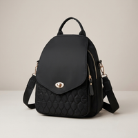PLUXSTYLE::numise::womens-everyday-black-backpack::pack-hero