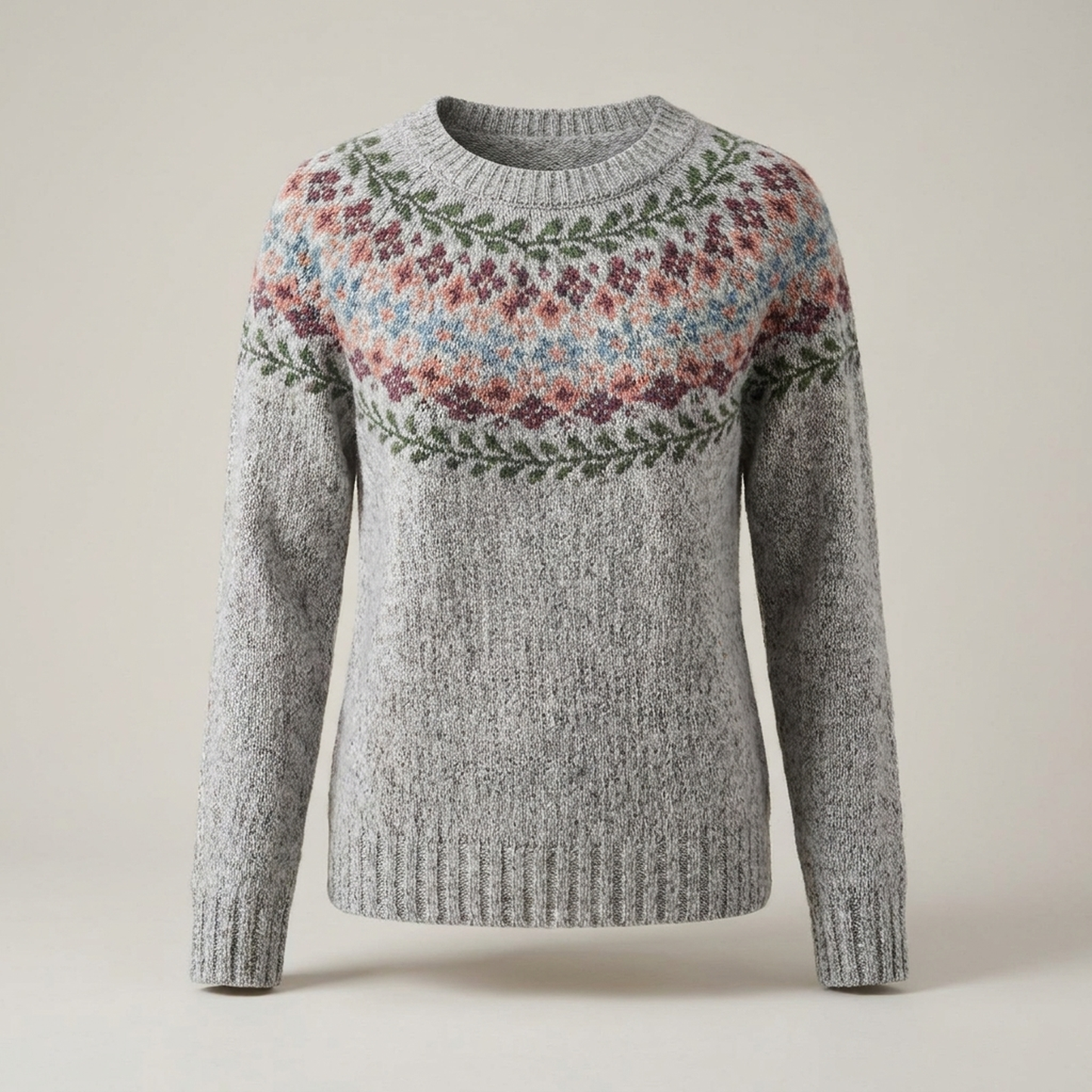 PLUXSTYLE::numise::evelina-relaxed-fit-sweater::pack-gray