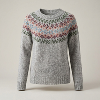 PLUXSTYLE::numise::evelina-relaxed-fit-sweater::pack-gray