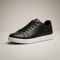 PLUXSTYLE::numise::mens-clean-low-top-sneakers::closeup-hero