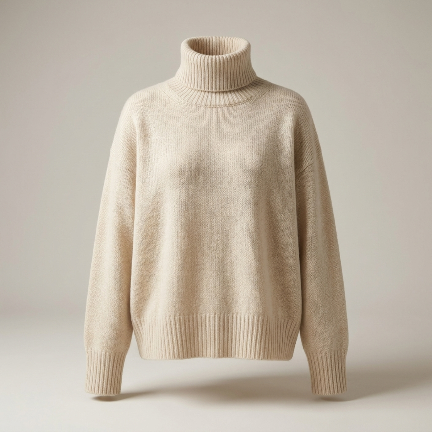 PLUXSTYLE::numise::alecia-relaxed-turtleneck-sweater::pack-beige