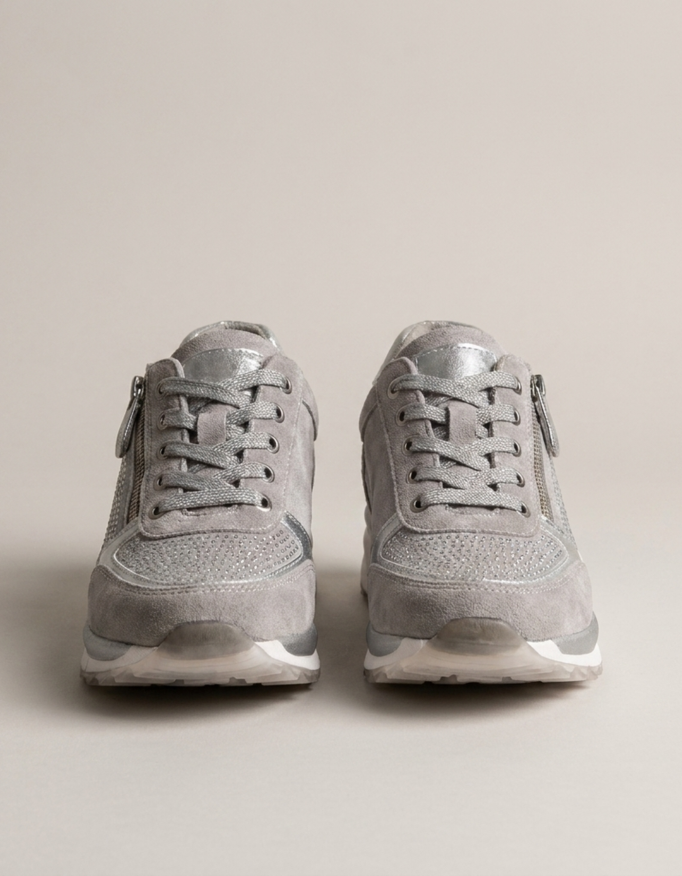 PLUXSTYLE::numise::side-zip-platform-sneakers::pack-gray