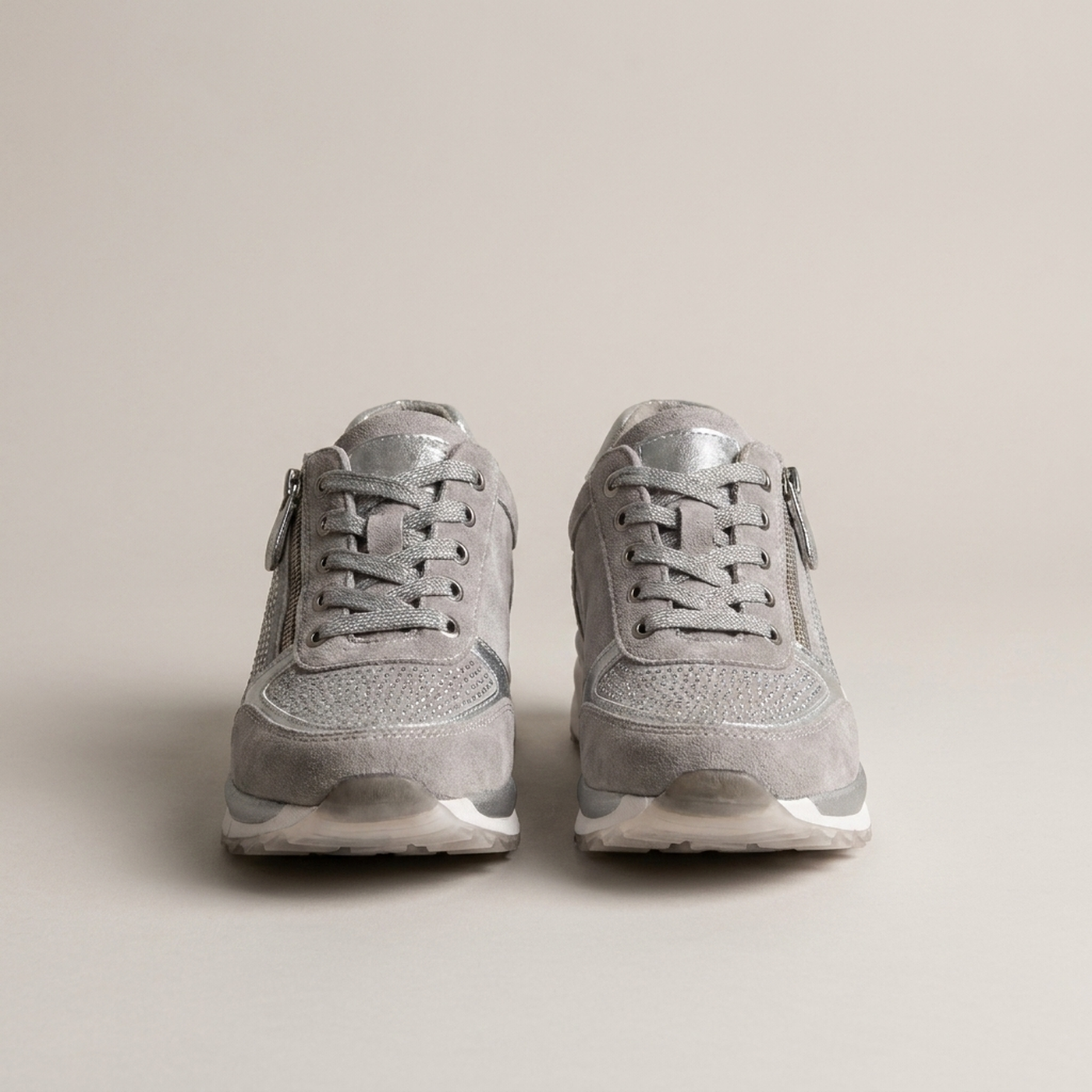 PLUXSTYLE::numise::side-zip-platform-sneakers::pack-gray