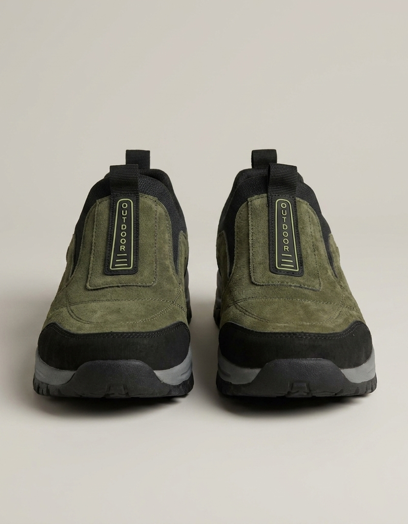 PLUXSTYLE::numise::mens-cushioned-slip-on-walking-shoes::pack-green