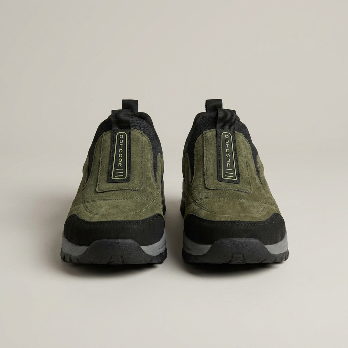 PLUXSTYLE::numise::mens-cushioned-slip-on-walking-shoes::pack-green
