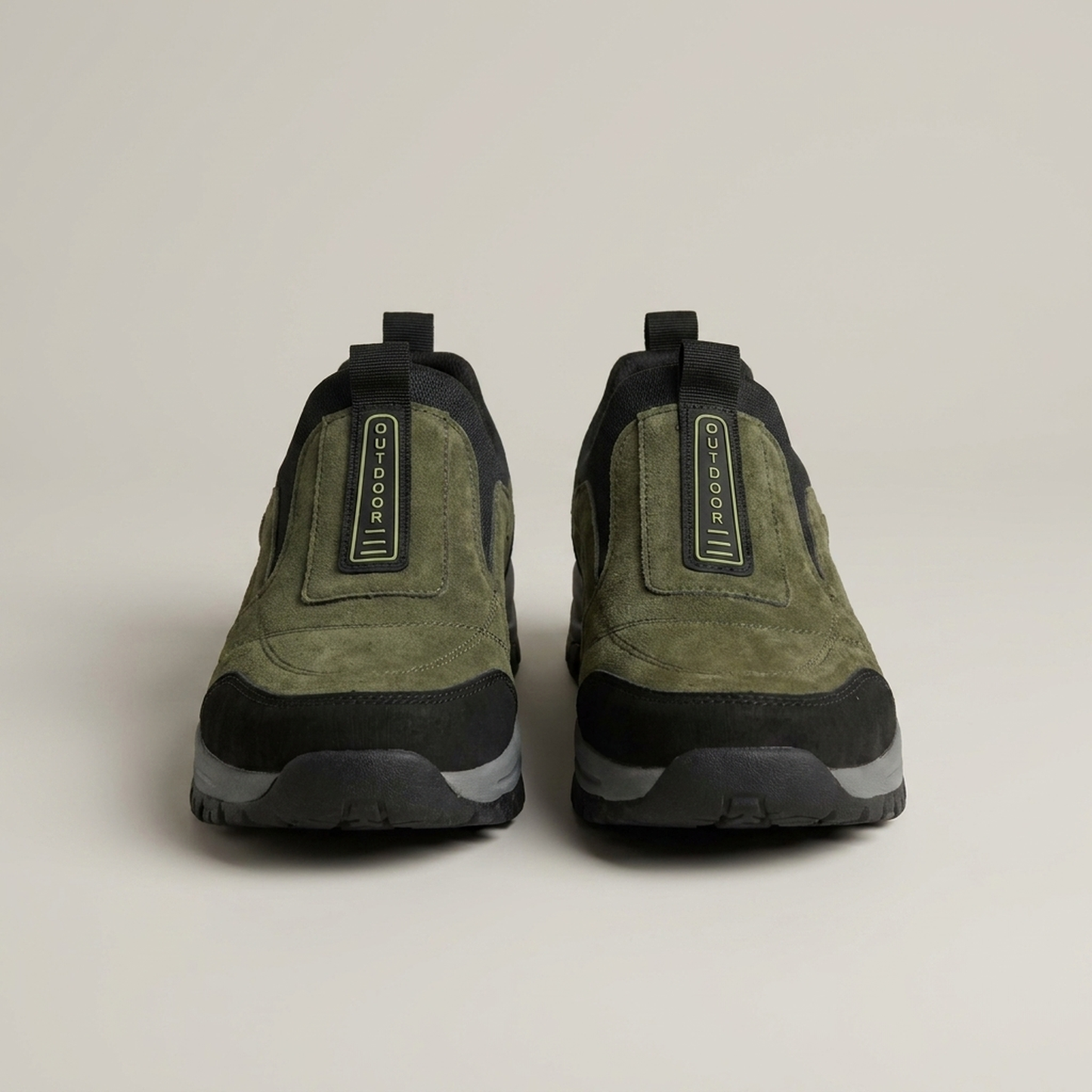 PLUXSTYLE::numise::mens-cushioned-slip-on-walking-shoes::pack-green