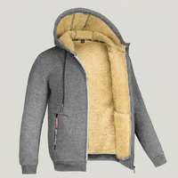 PLUXSTYLE::numise::mens-relaxed-hooded-jacket::pack-gray