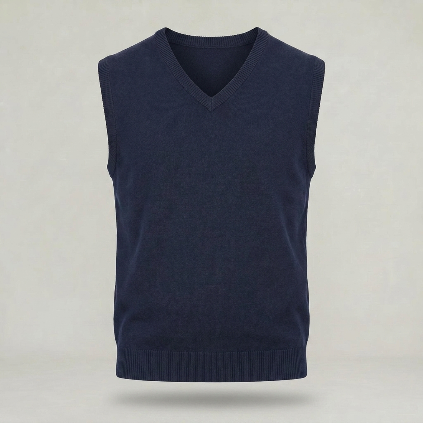 PLUXSTYLE::numise::mens-v-neck-sweater-vest::pack-dark-blue