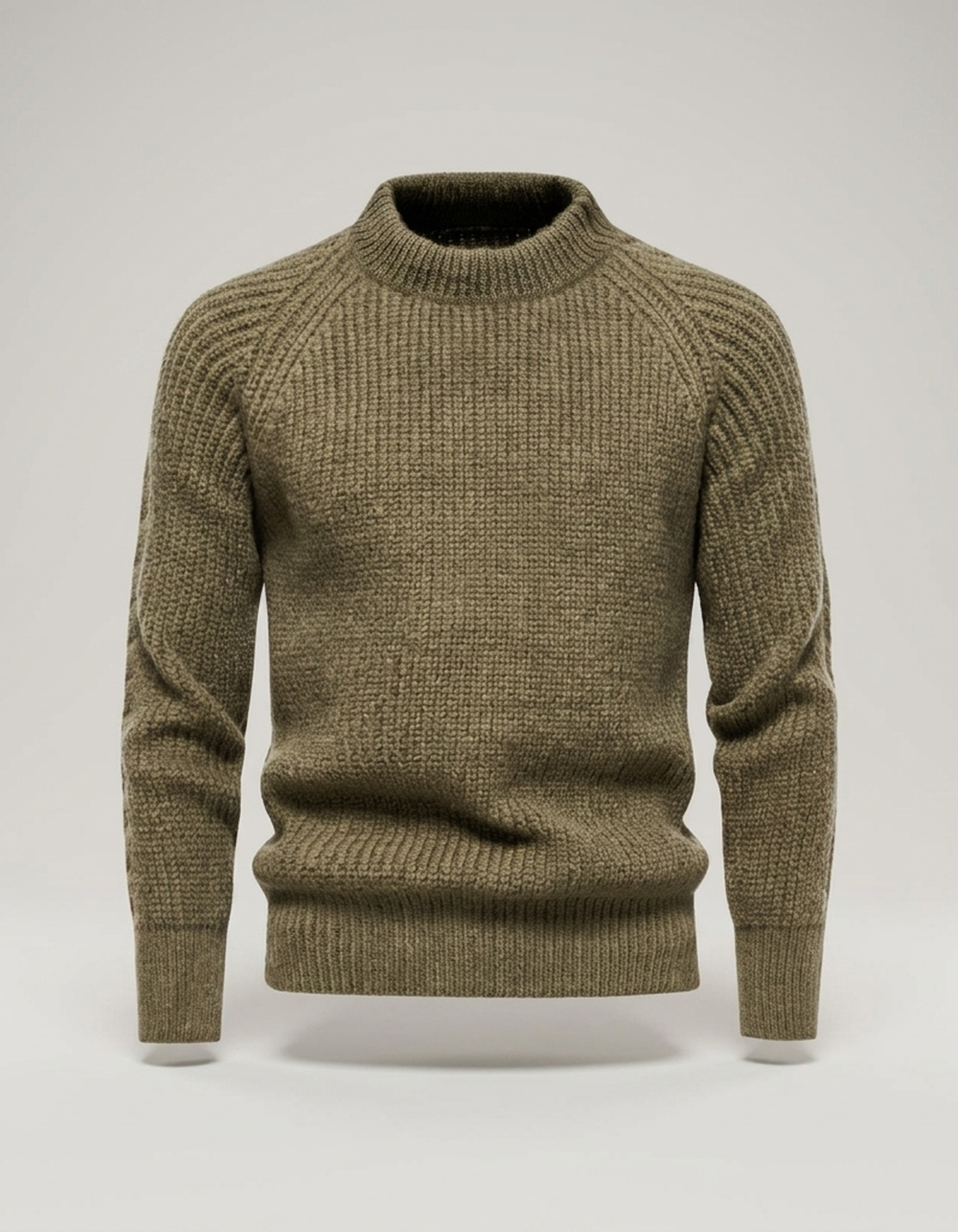 PLUXSTYLE::numise::mens-refined-turtleneck-sweater::pack-khaki