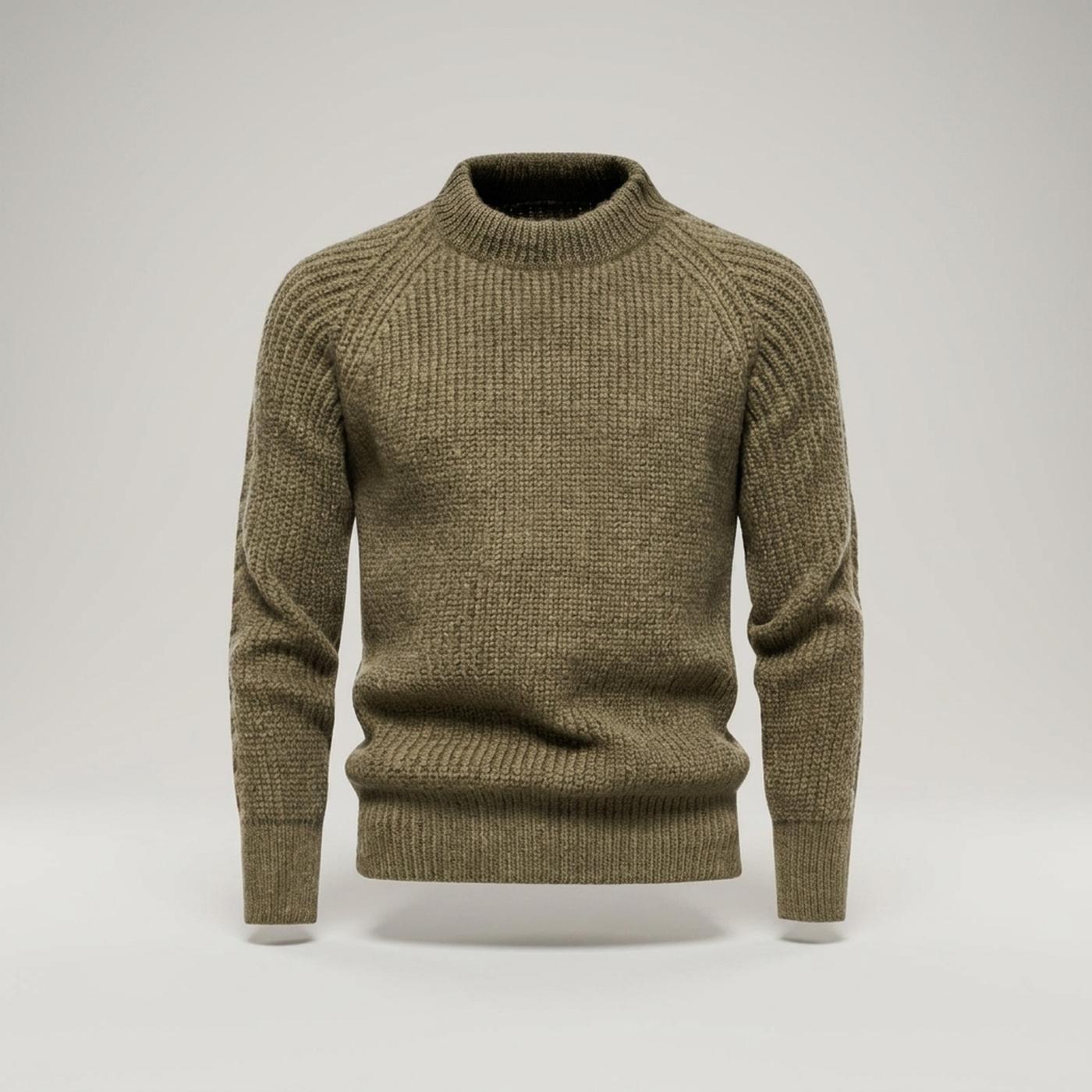 PLUXSTYLE::numise::mens-refined-turtleneck-sweater::pack-khaki