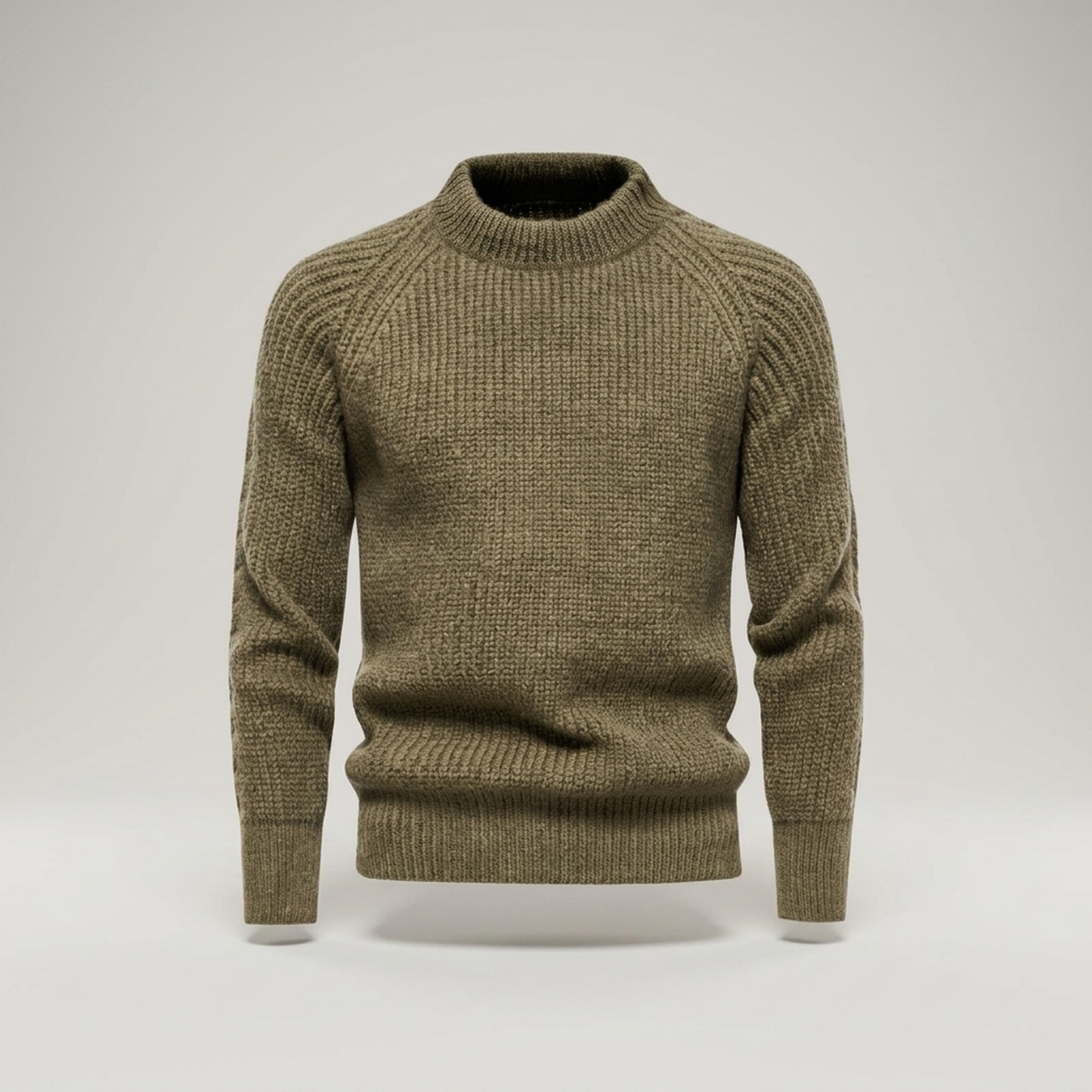 PLUXSTYLE::numise::mens-refined-turtleneck-sweater::pack-khaki