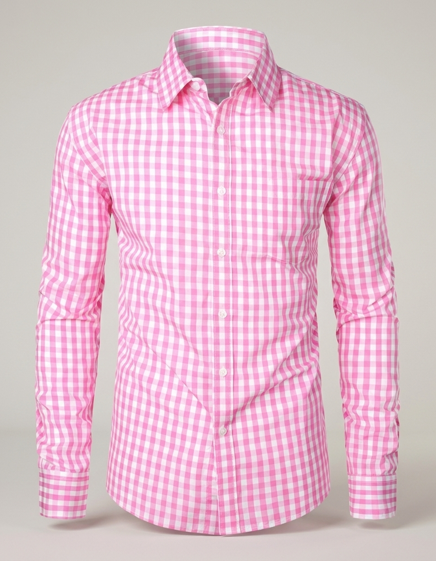 PLUXSTYLE::numise::mens-pink-plaid-long-sleeve-top::pack-pink