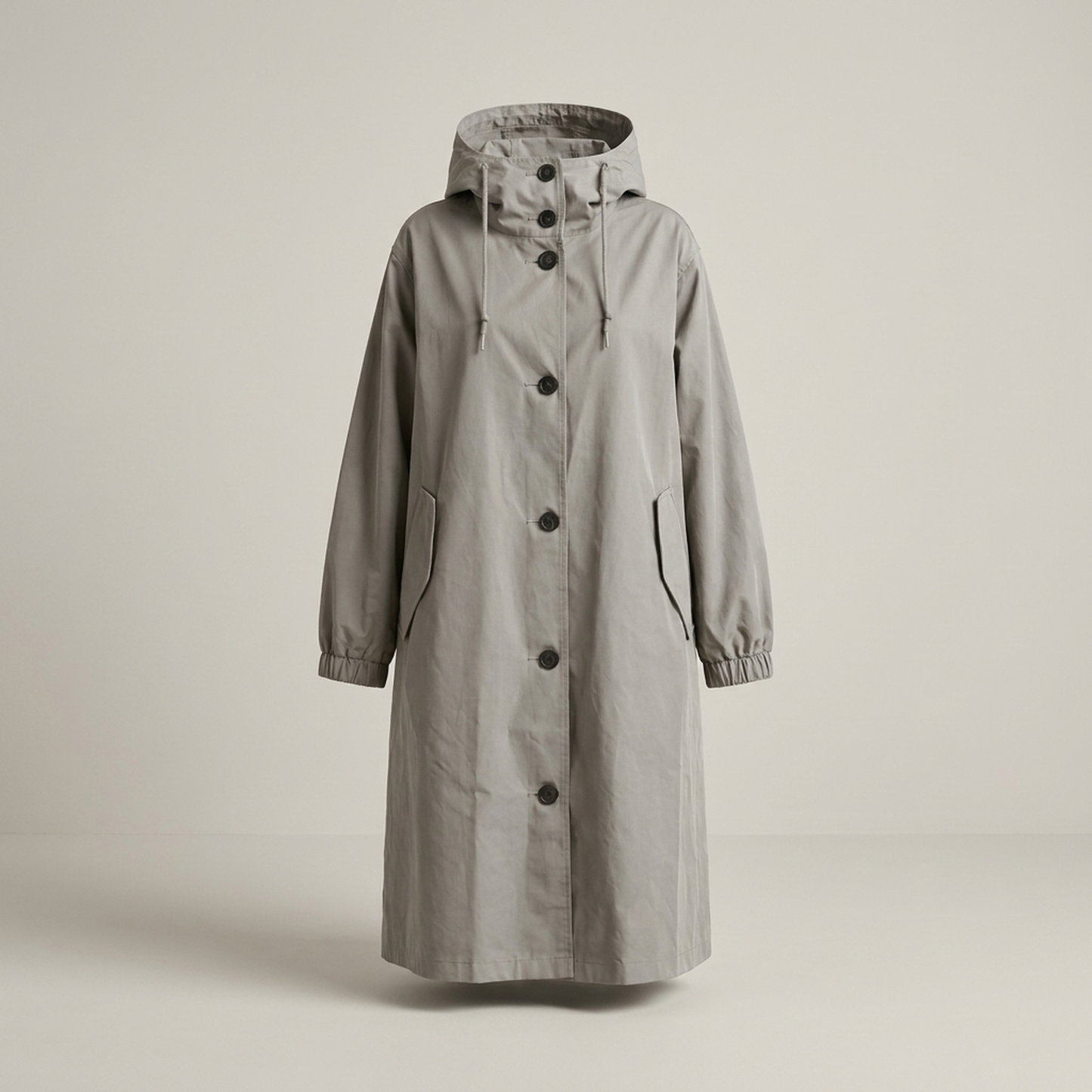PLUXSTYLE::numise::relaxed-fit-city-parka::pack-grey