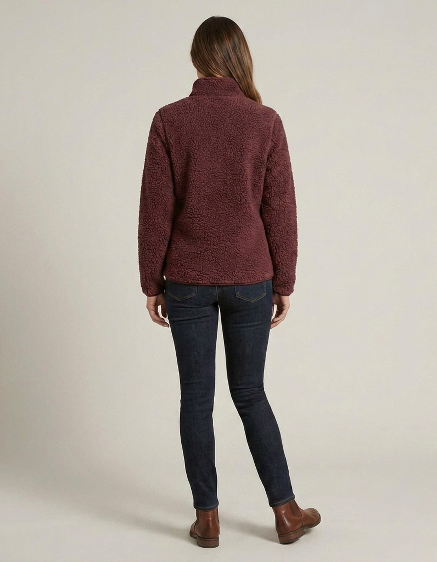 PLUXSTYLE::numise::womens-high-collar-parka::back