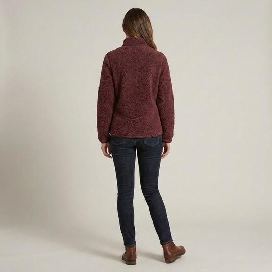PLUXSTYLE::numise::womens-high-collar-parka::back