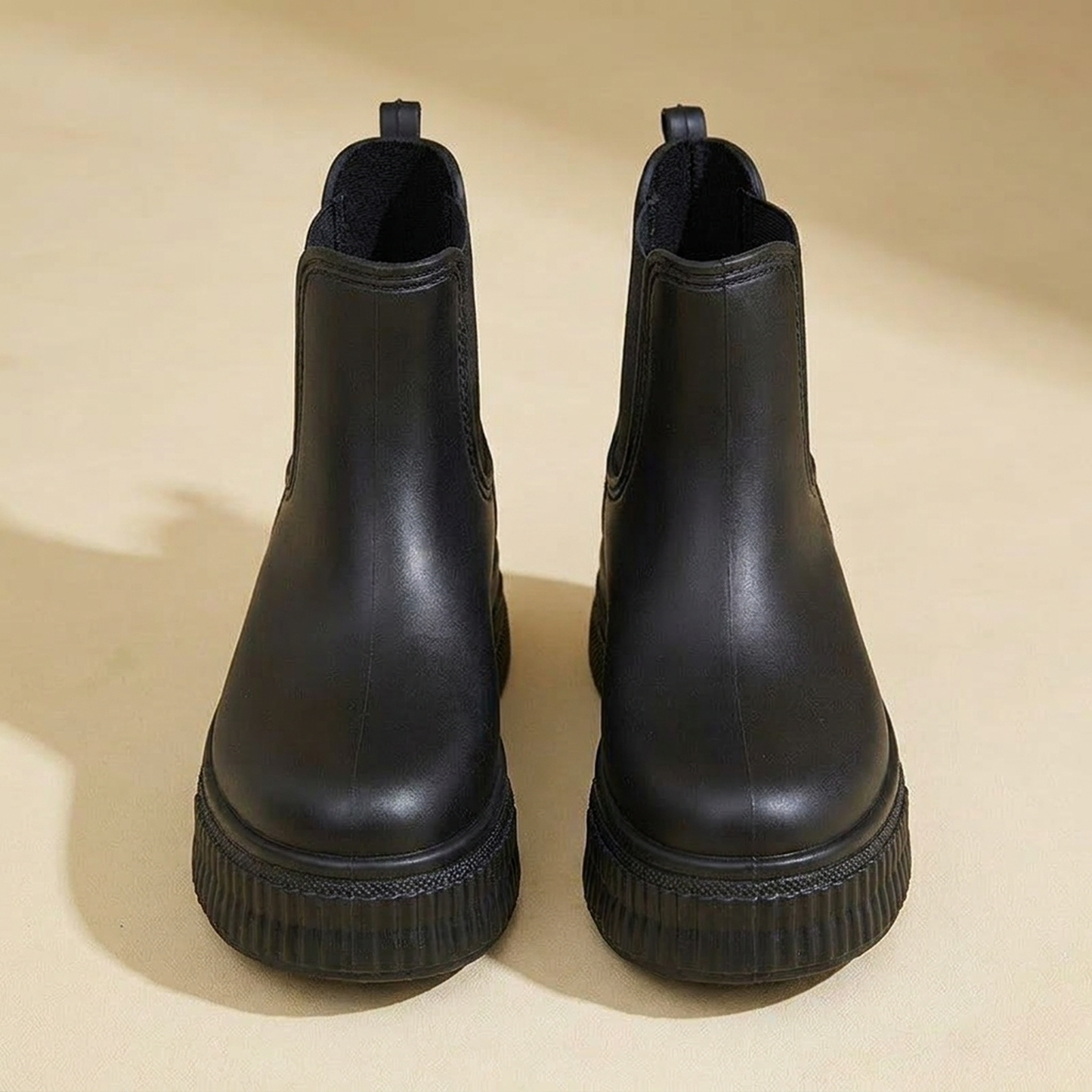 PLUXSTYLE::numise::olivia-platform-rain-boots::pack-black