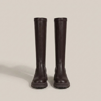 PLUXSTYLE::numise::chunky-knee-high-boots::pack-brown