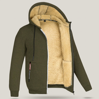 PLUXSTYLE::numise::mens-relaxed-hooded-jacket::pack-green