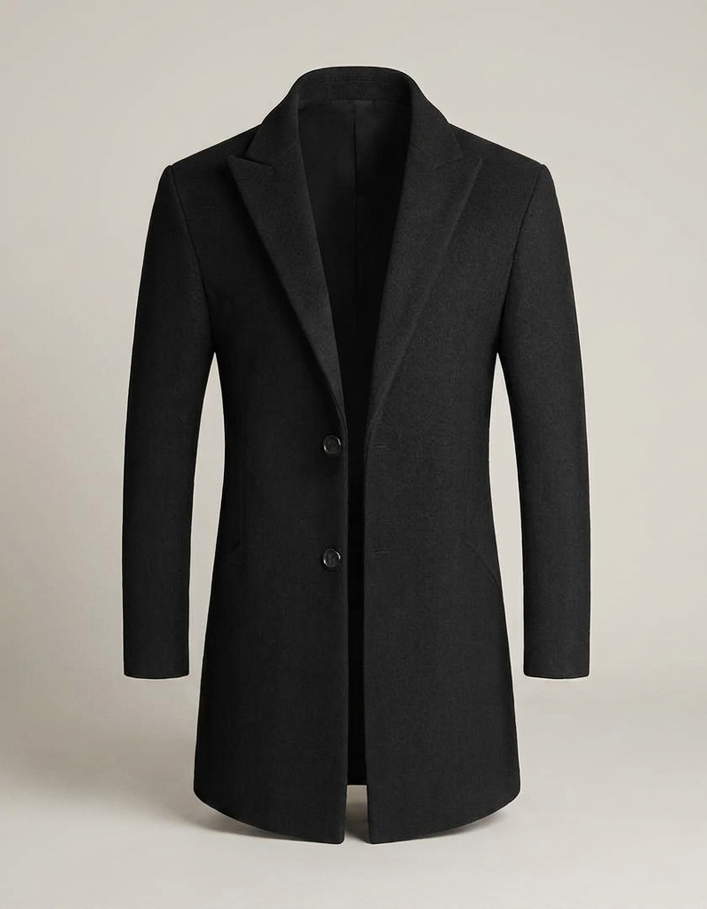 PLUXSTYLE::numise::mens-notched-lapel-parka::pack-black