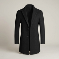 PLUXSTYLE::numise::mens-notched-lapel-parka::pack-black