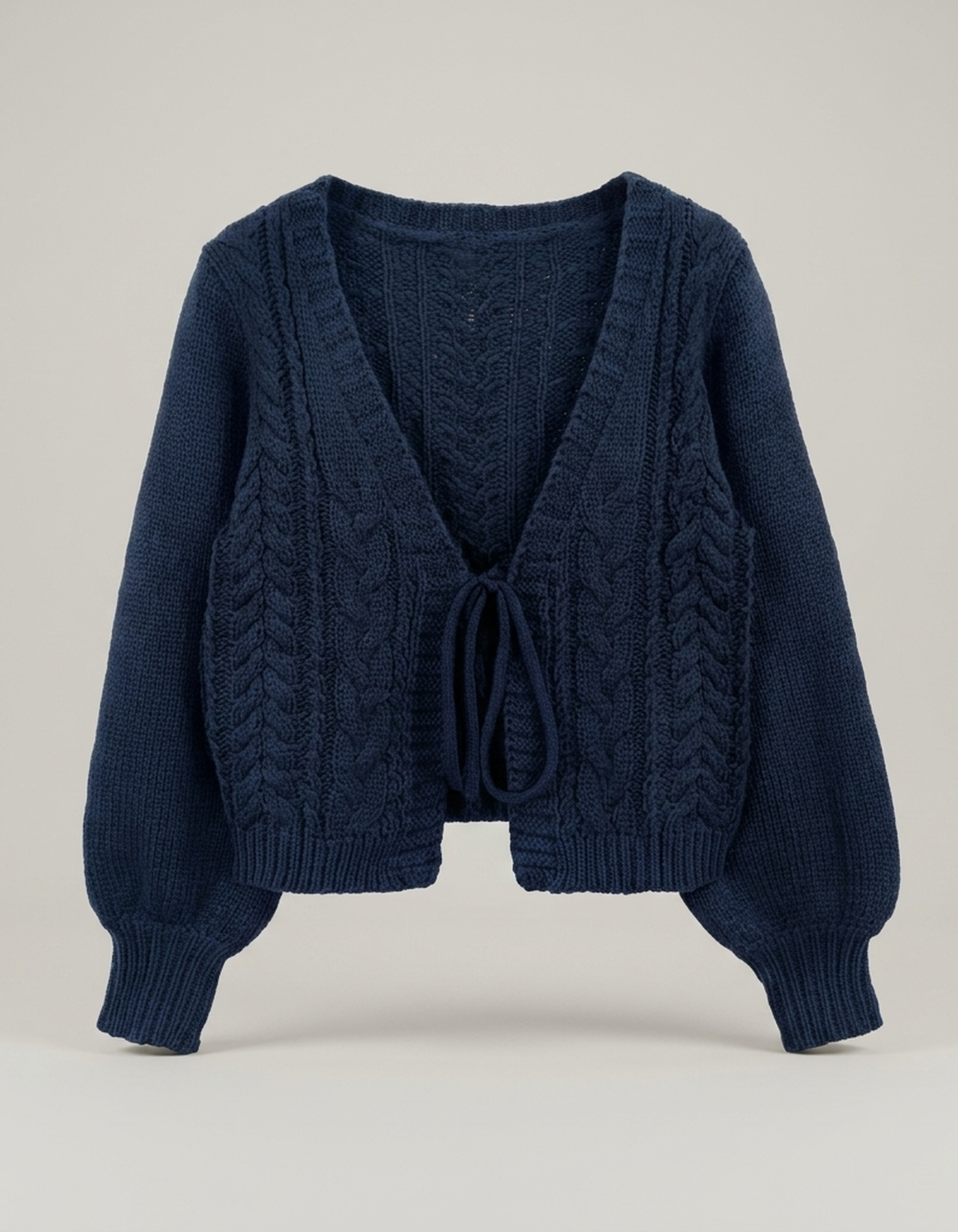PLUXSTYLE::numise::drop-shoulder-cardigan::pack-navy-blue