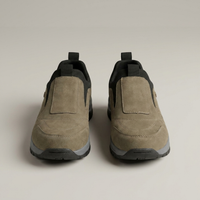 PLUXSTYLE::numise::mens-cushioned-slip-on-walking-shoes::pack-khaki