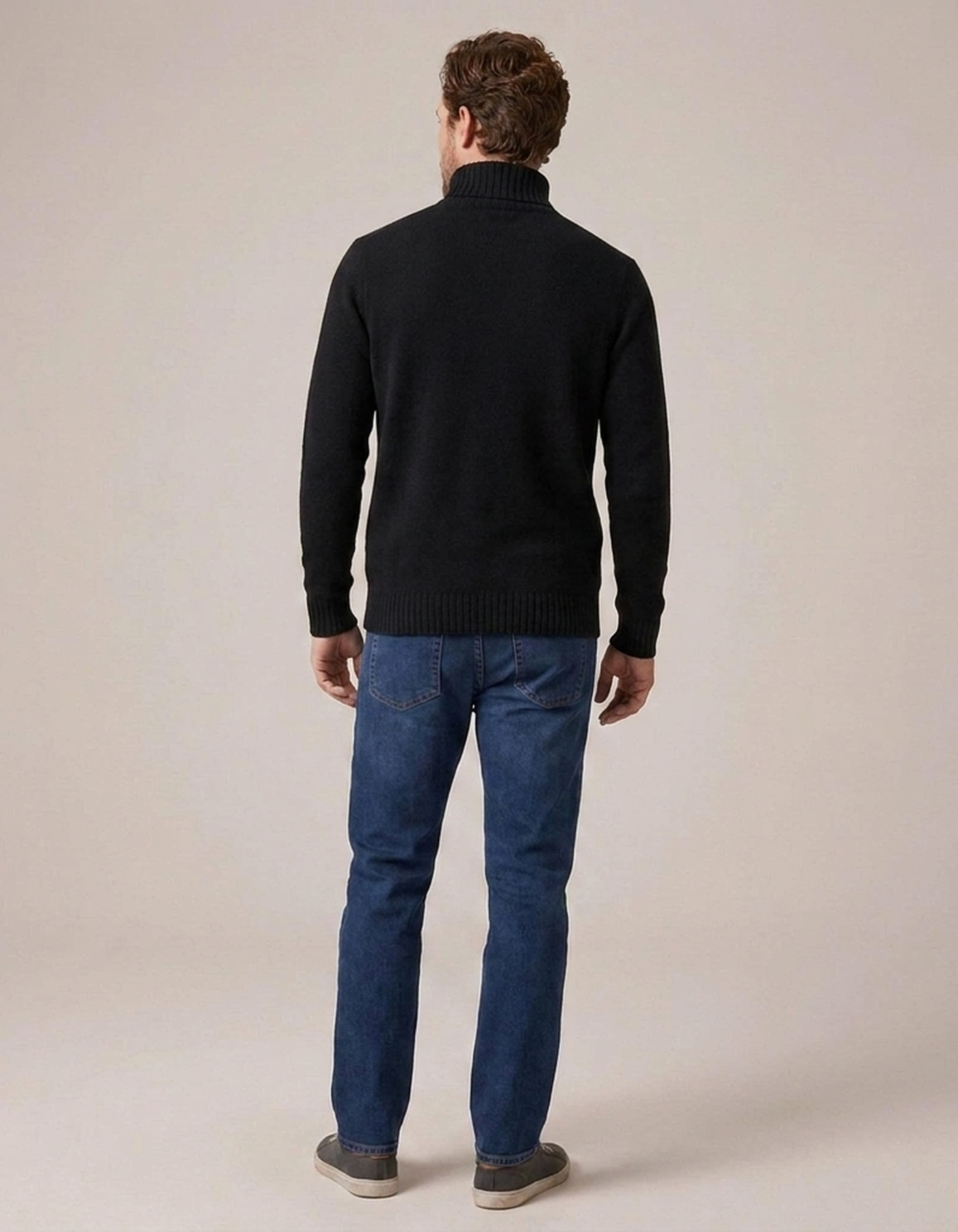 PLUXSTYLE::numise::adrien-straight-fit-turtleneck-sweater::back