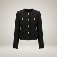 PLUXSTYLE::numise::colette-cropped-parka::pack-black