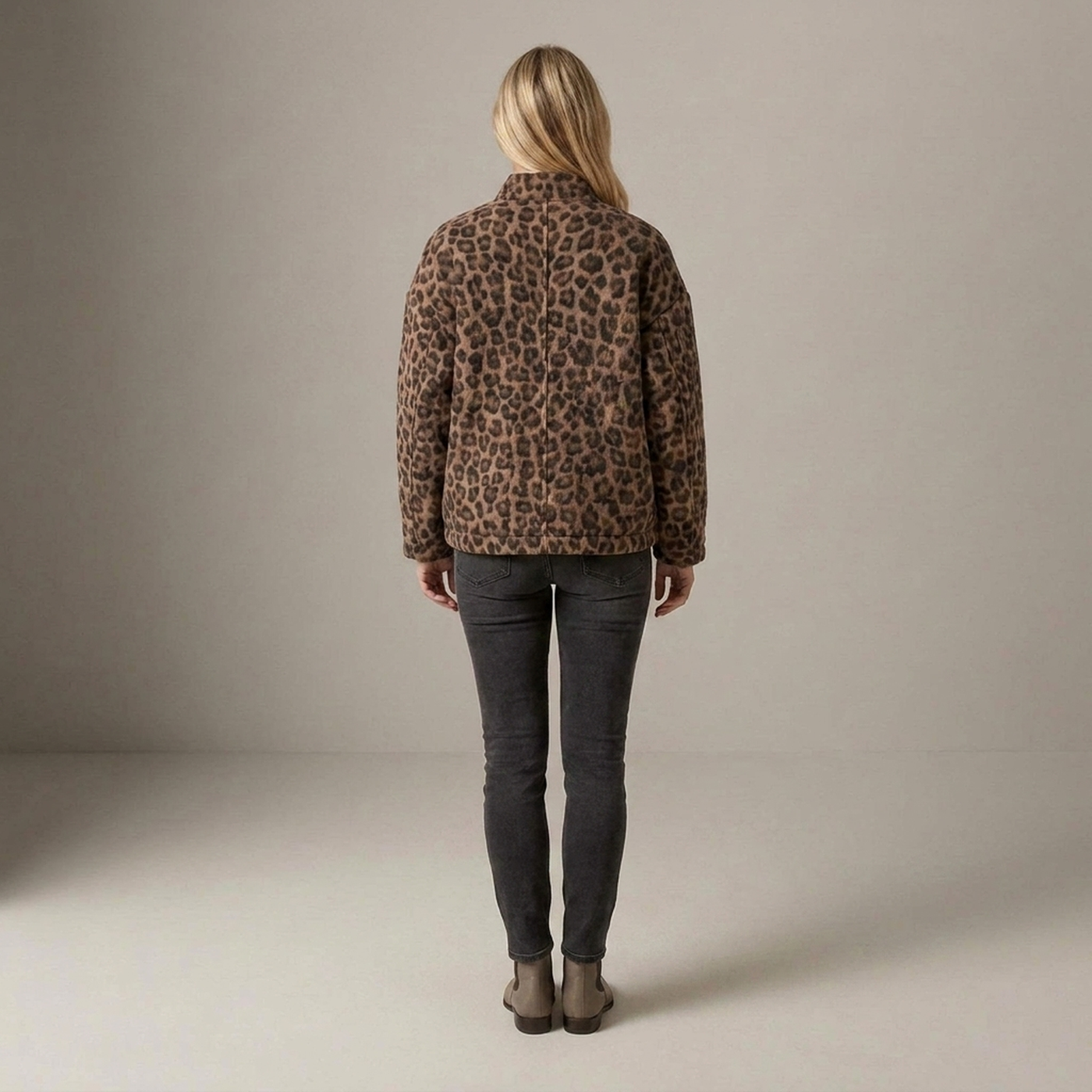 PLUXSTYLE::numise::womens-leopard-print-parka::back